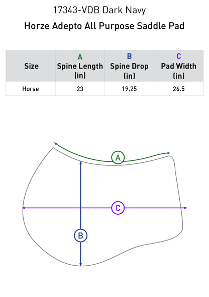 Horze Adepto All Purpose Saddle Pad