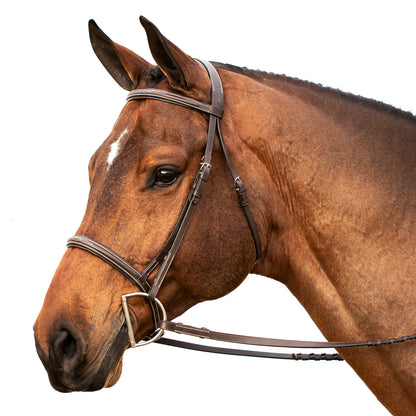 Saga Fancy Stitched Hunter Bridle & Reins