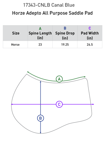 Horze Adepto All Purpose Saddle Pad