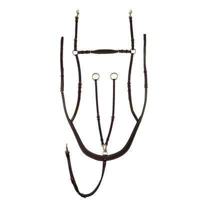 Belgravia 5-Point Breastplate Martingale with Running Attachment