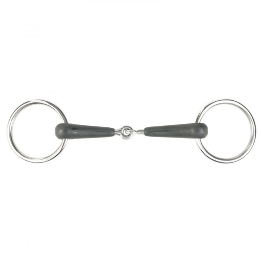 Rubber Loose Ring Snaffle Bit