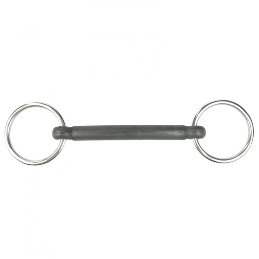 Rubber Mullen Mouth Loose Ring Snaffle Bit