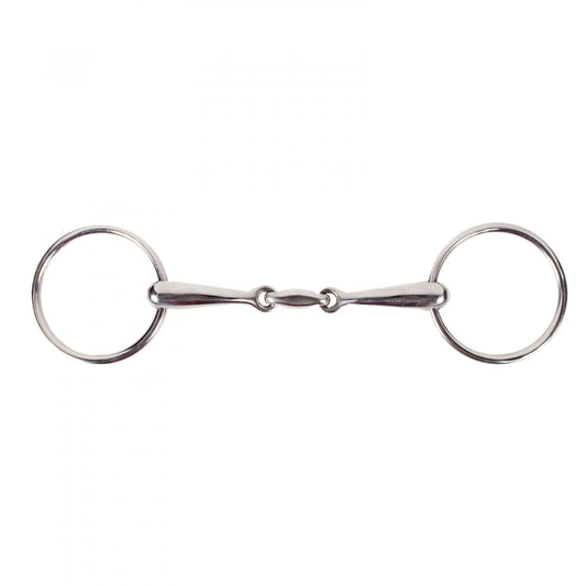 Lozenge Link Loose Ring Snaffle Bit - 16mm Width