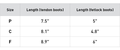 Caliber Fleece Hind Fetlock Boots