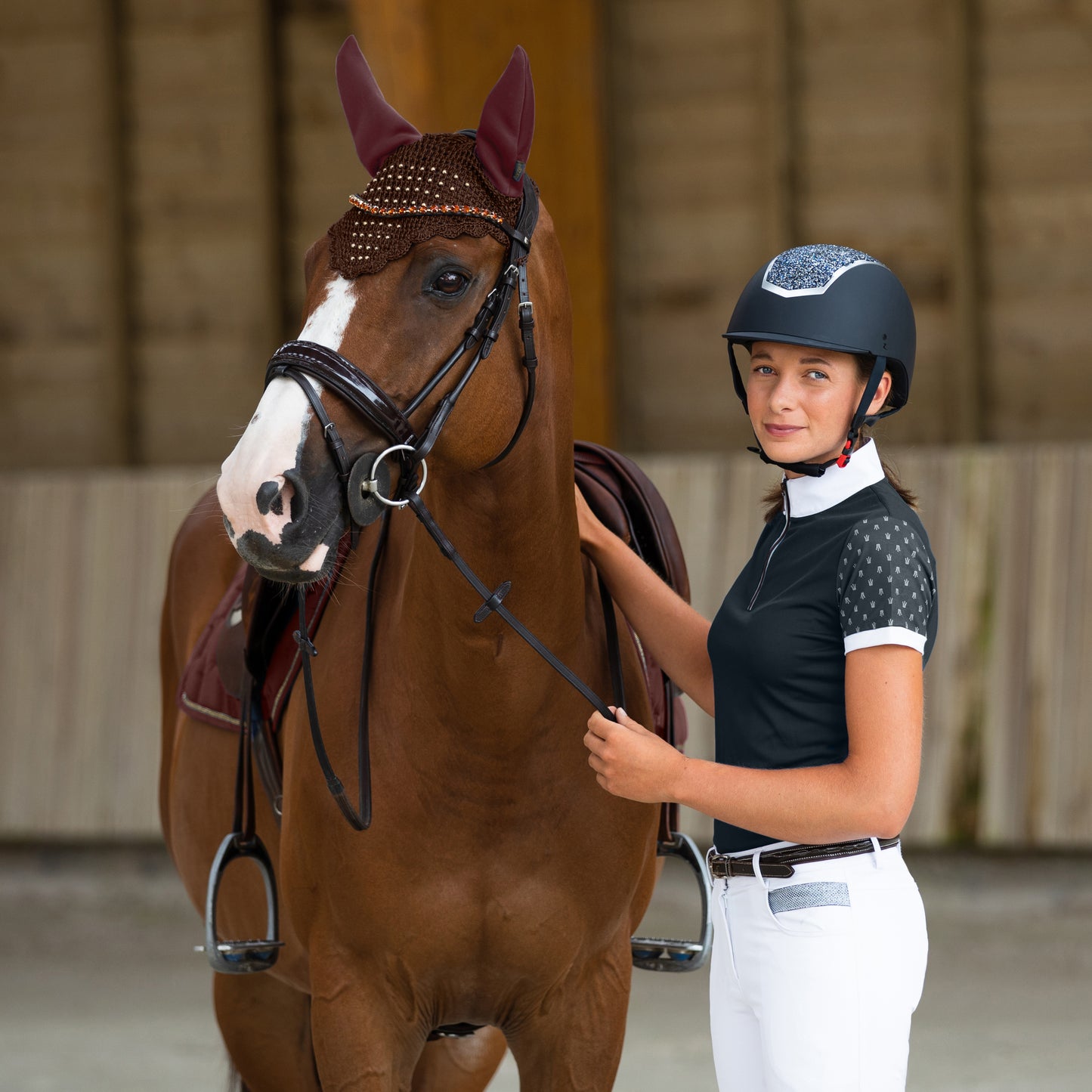 Clermont Ergonomic Crystal Bridle