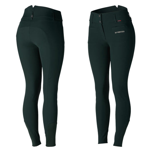 Tiffany High Waist Silicone Knee Patch Breeches - Seasonal Colors