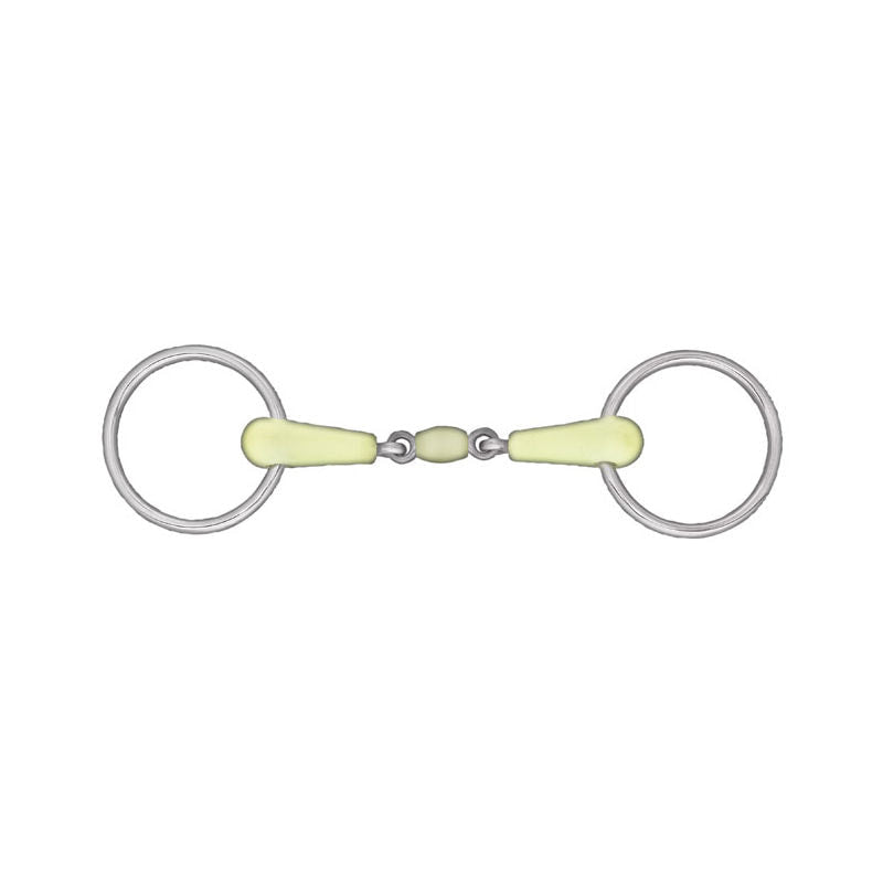 Apple Flavor Peanut Link Loose Ring Snaffle Bit