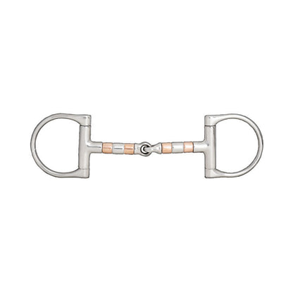 Copper Roller D-Ring Snaffle Bit