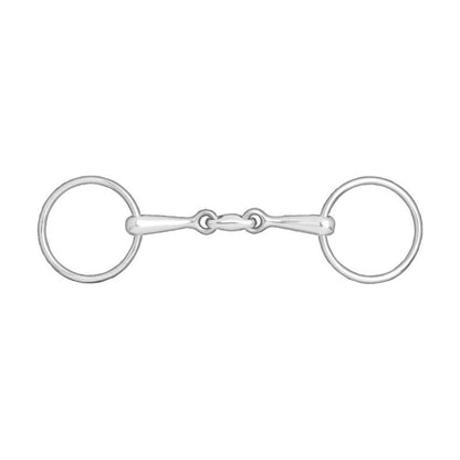 Lozenge Link Loose Ring Snaffle Bit - 13mm Width