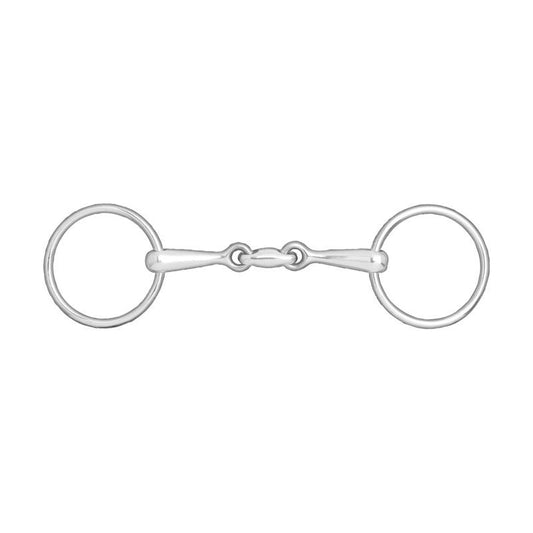 Lozenge Link Loose Ring Snaffle Bit - 13mm Width