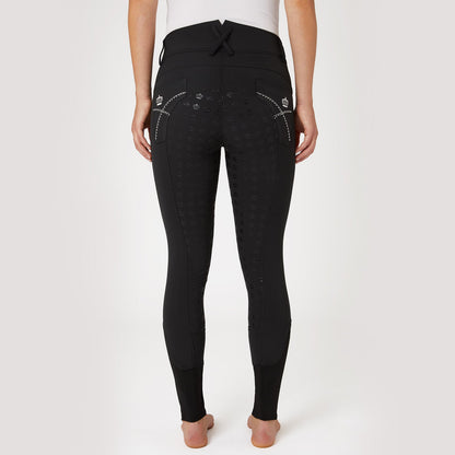 Queenie Silicone Full Seat Breeches with Crystals