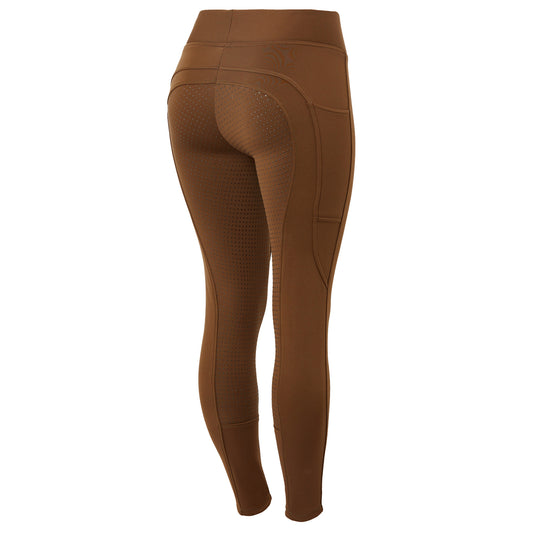 Active Winter Silicone Full Seat Tights w/ Phone Pockets