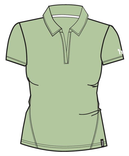 Horze Kia Womens V-Neck Polo Shirt