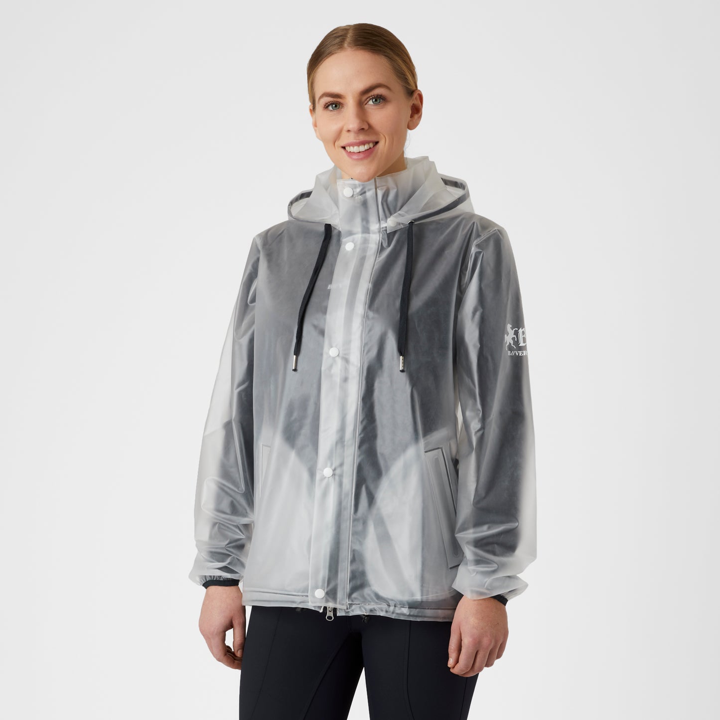 B Vertigo Remi Womens Transparent Rain Coat
