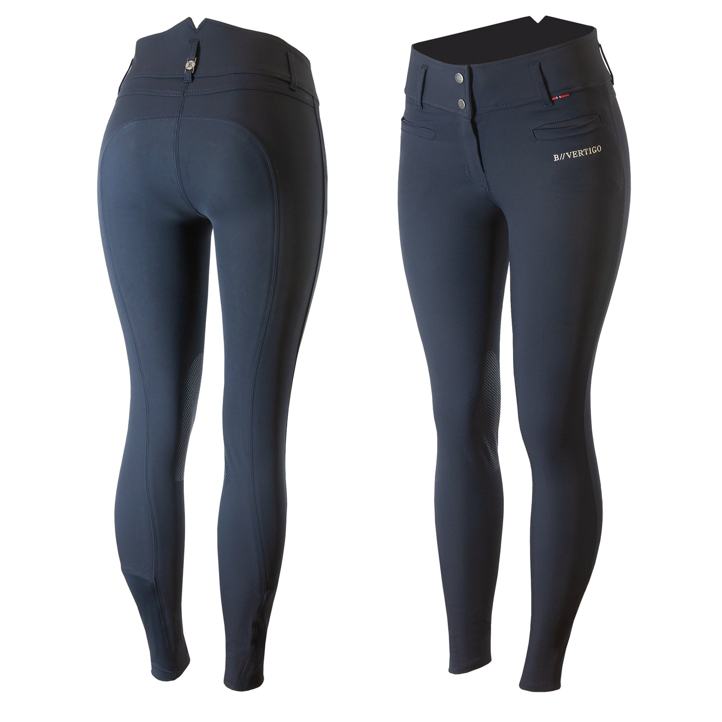 Tiffany High Waist Silicone Knee Patch Breeches