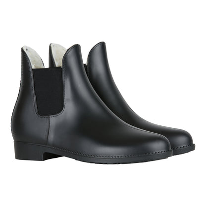 Bonn Rubber Paddock Boots with Faux Fur Lining