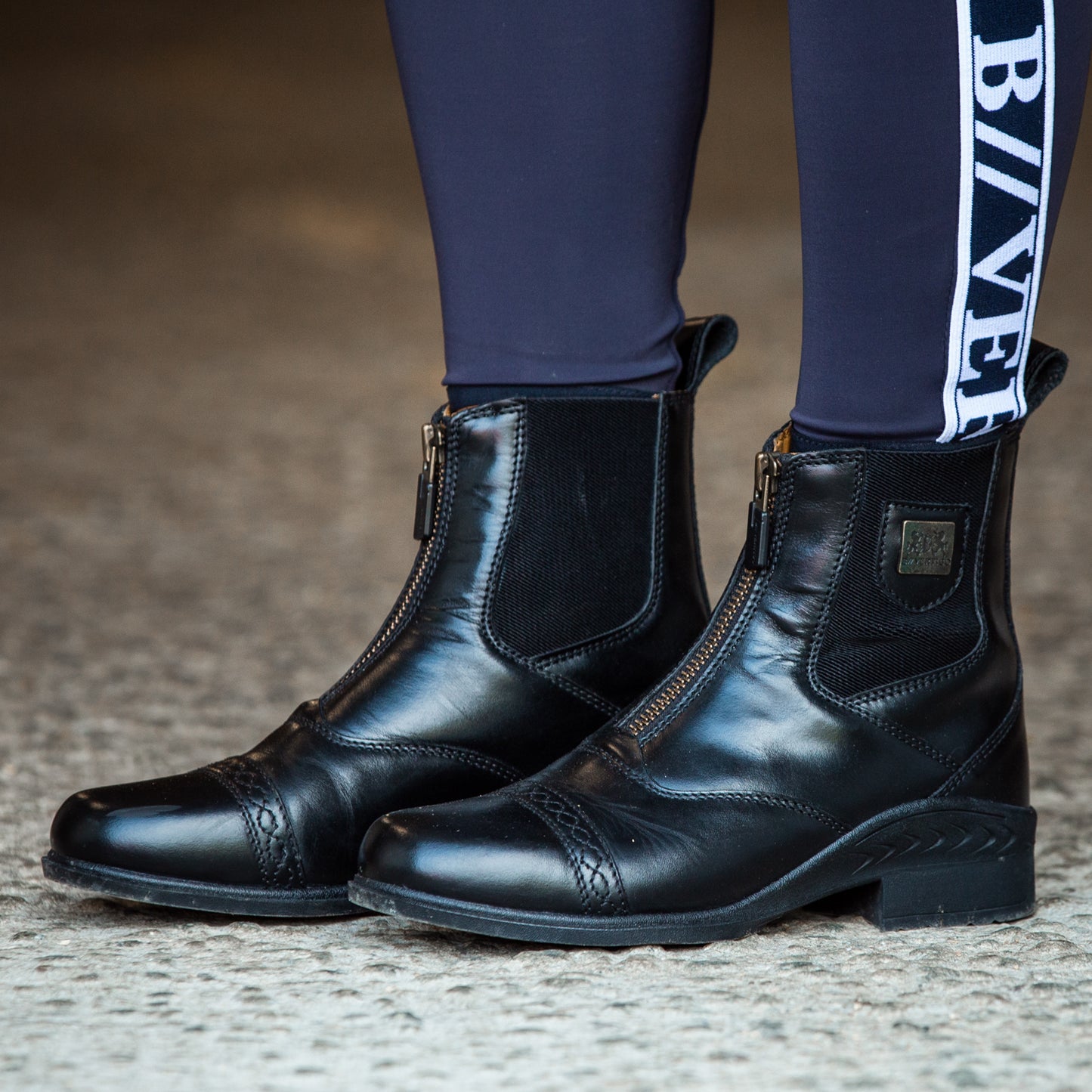 Saturn Front Zip Jodhpur Boots