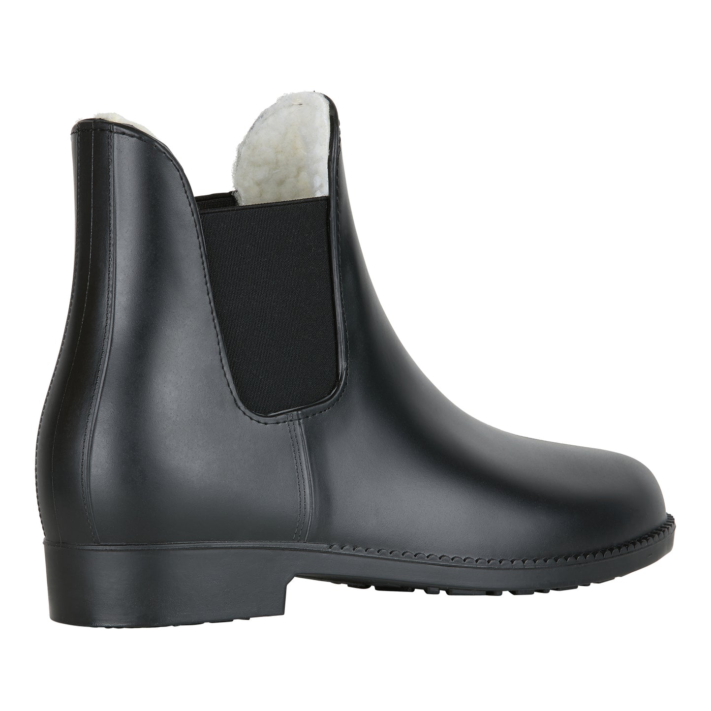 Bonn Rubber Paddock Boots with Faux Fur Lining