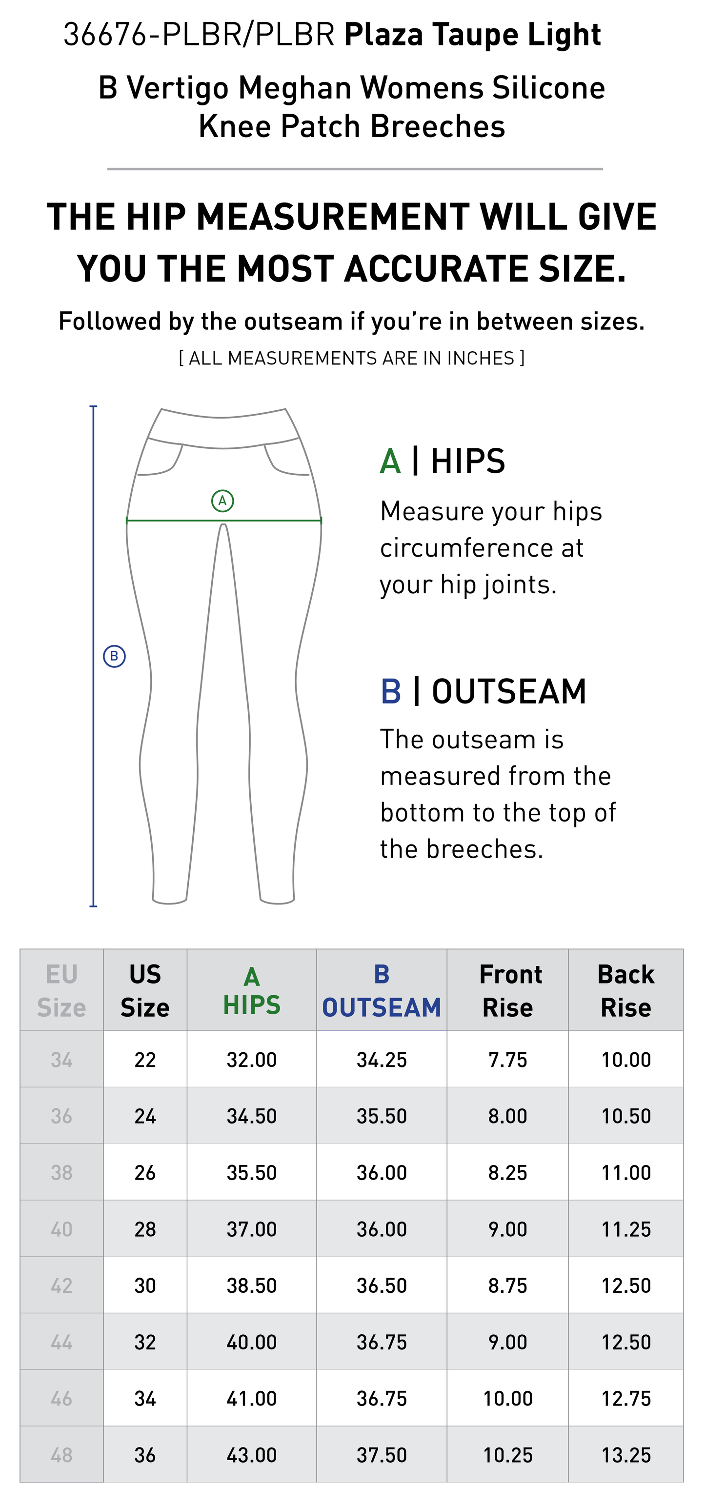 Meghan Silicone Knee Patch Breeches