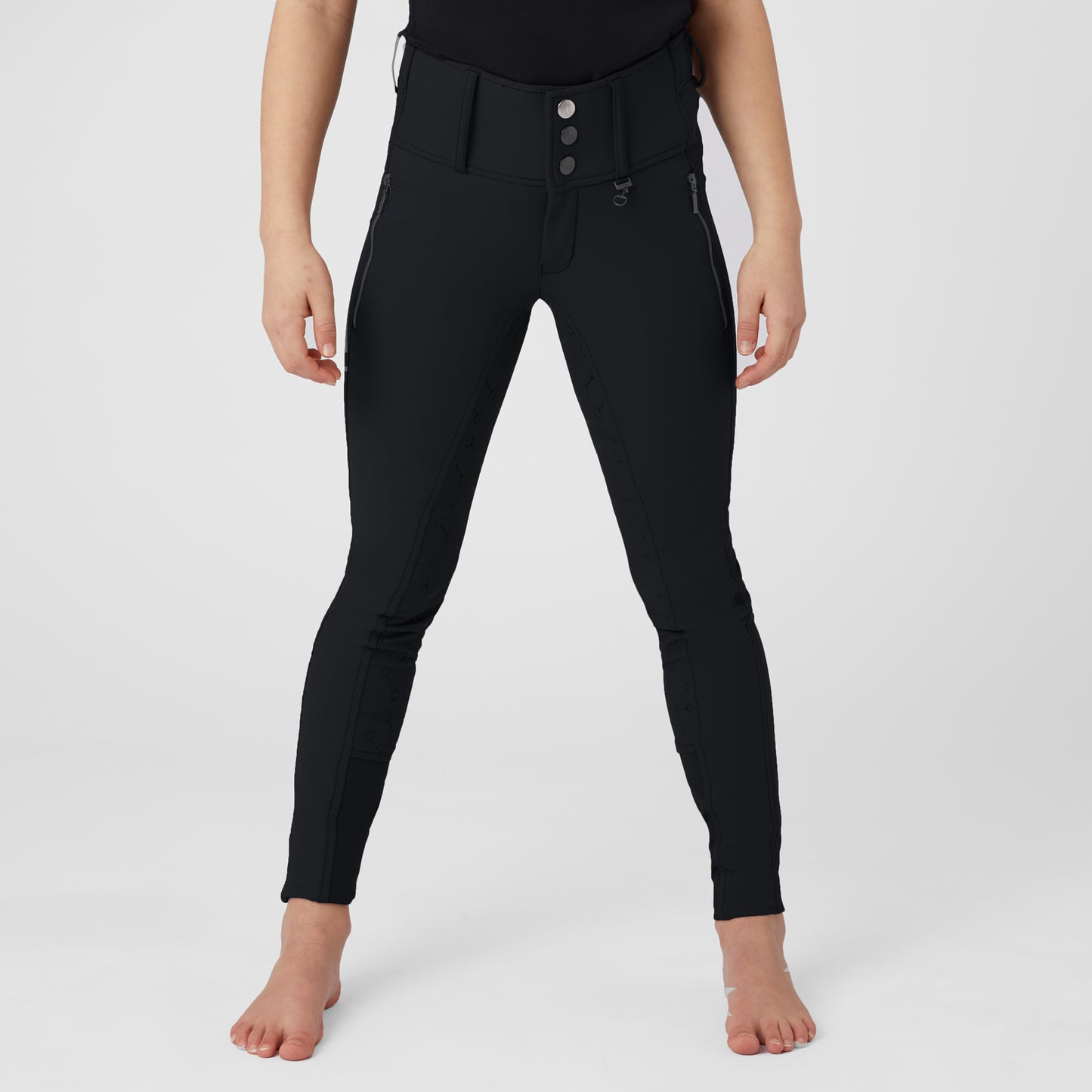 Andrea JR Kids High Waist Full Grip Breeches