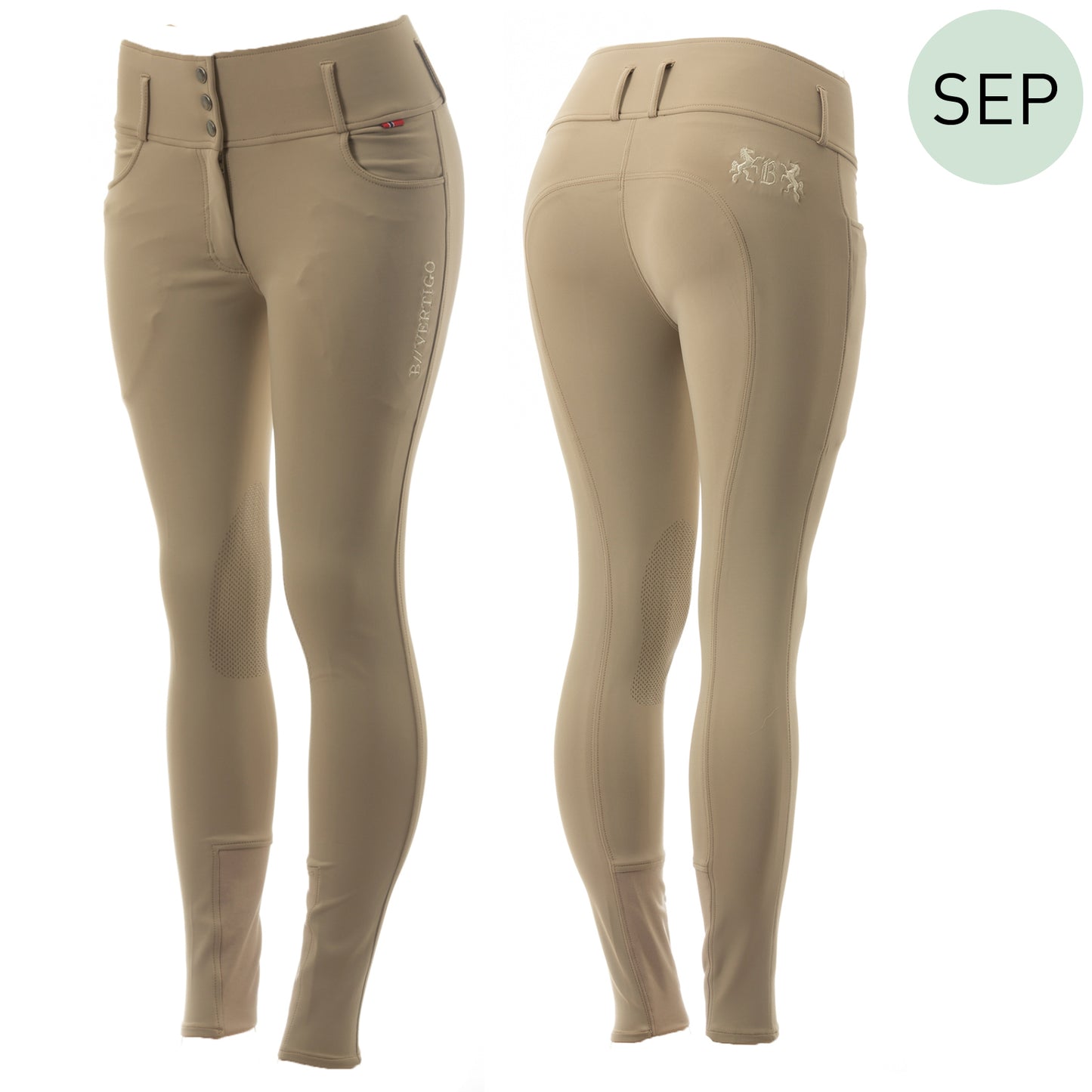 Meghan Highwaist Knee Patch Breeches