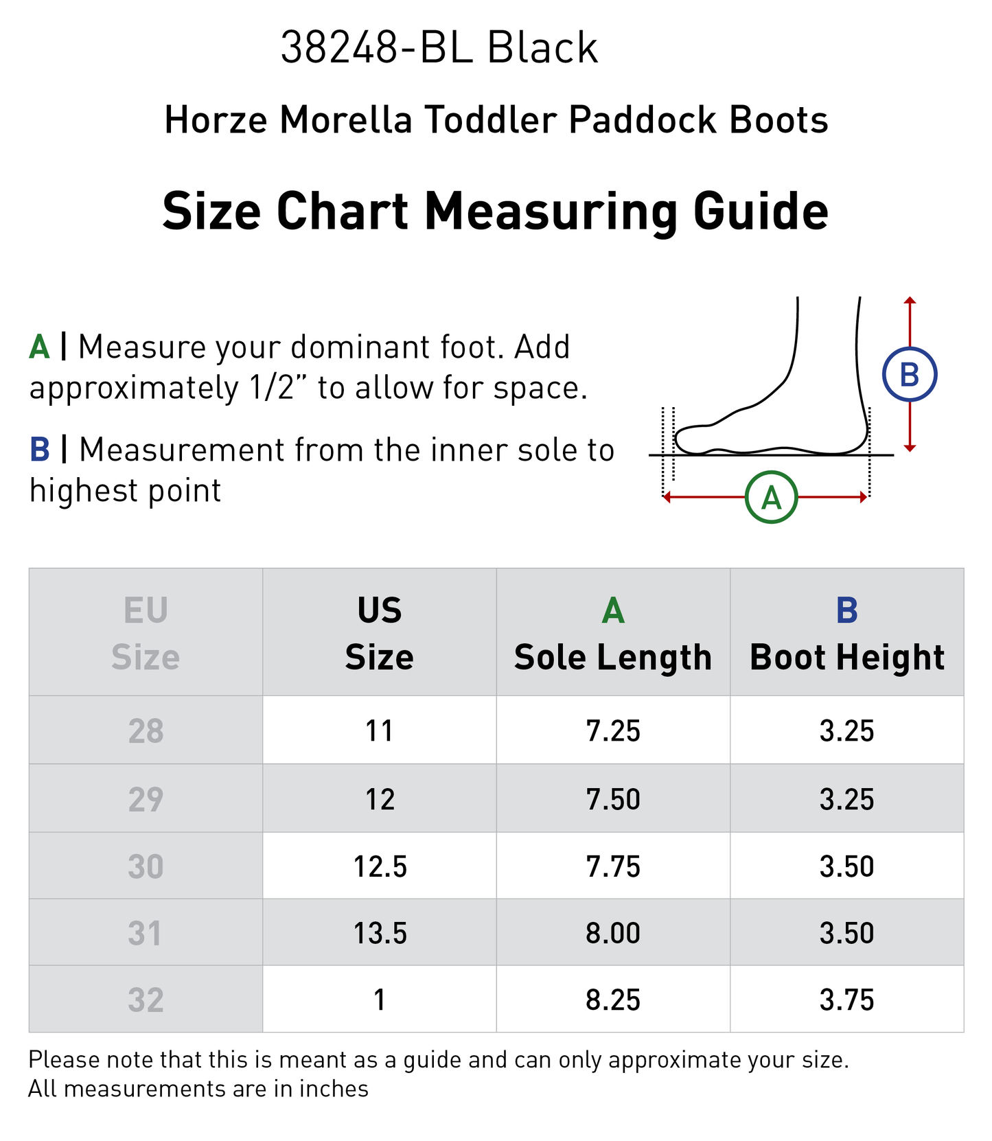 Morella Toddler Paddock Boots