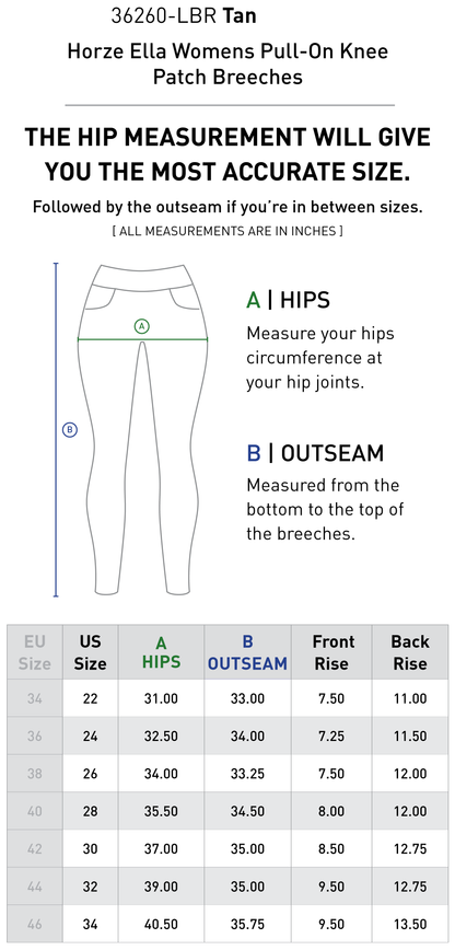 Ella Pull-On Knee Patch Breeches