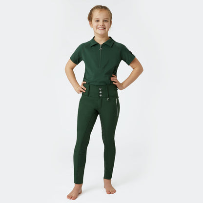 Andrea JR Kids High Waist Full Grip Breeches