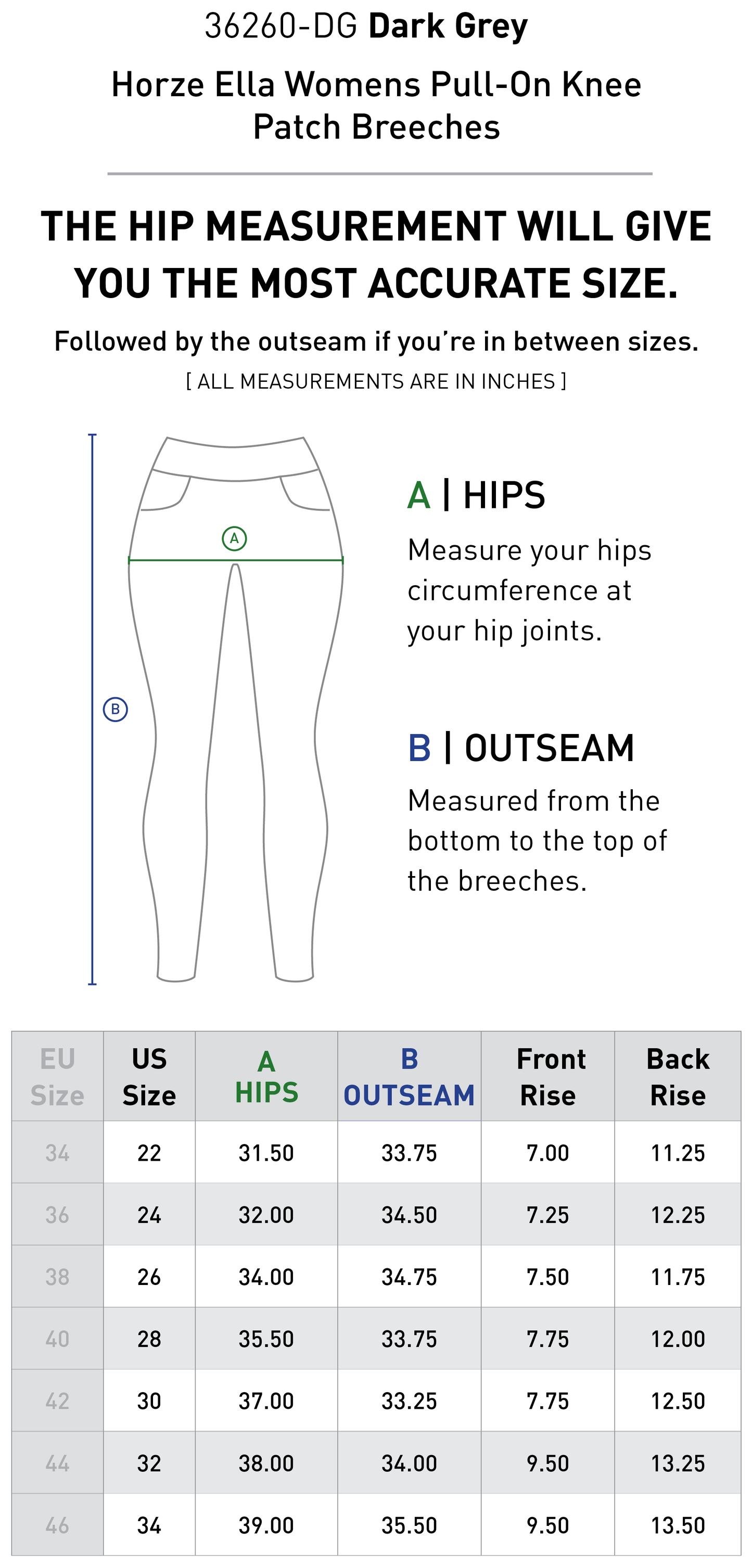 Ella Pull-On Knee Patch Breeches