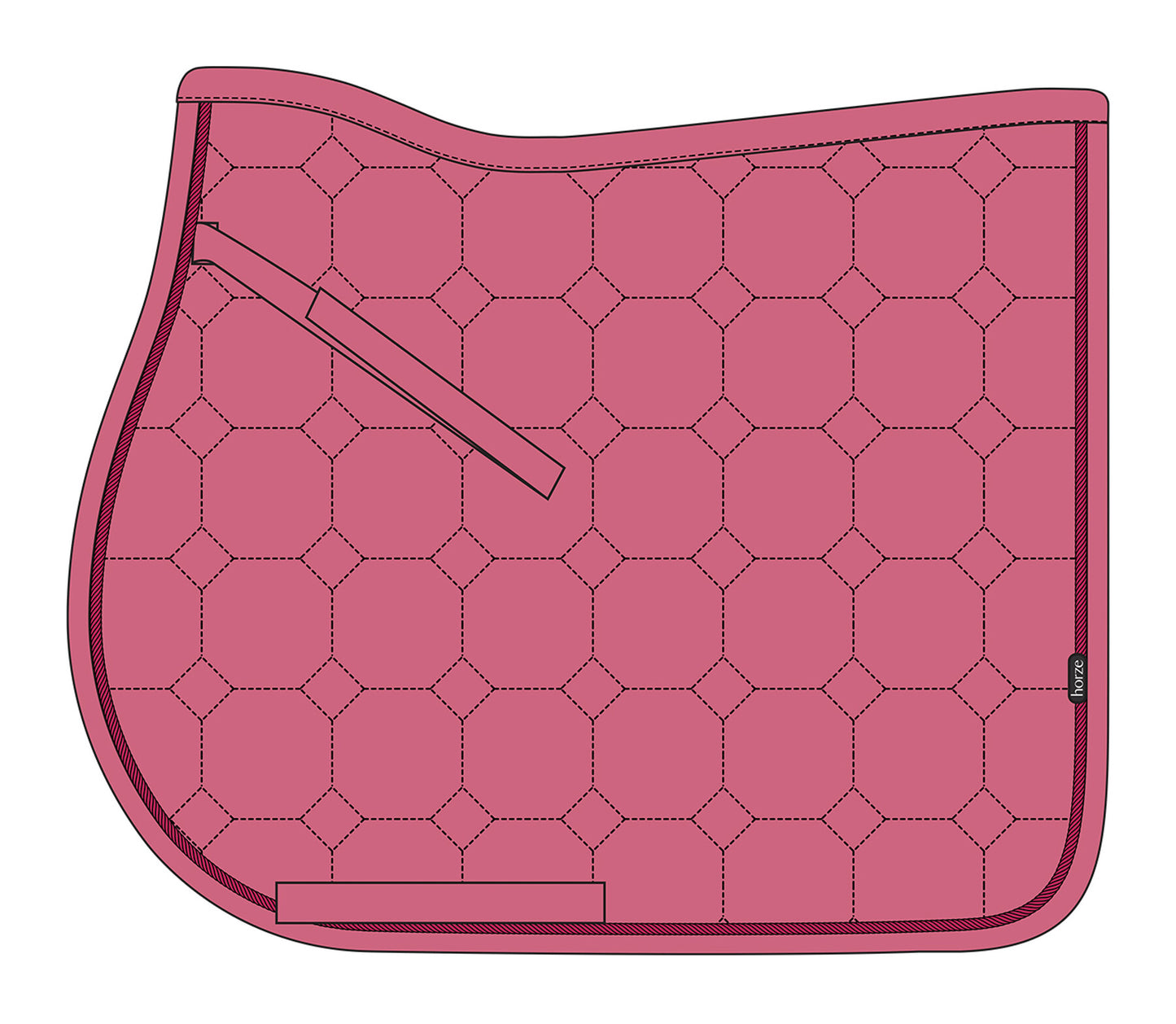 Rose Tonique Jump Saddle Pad