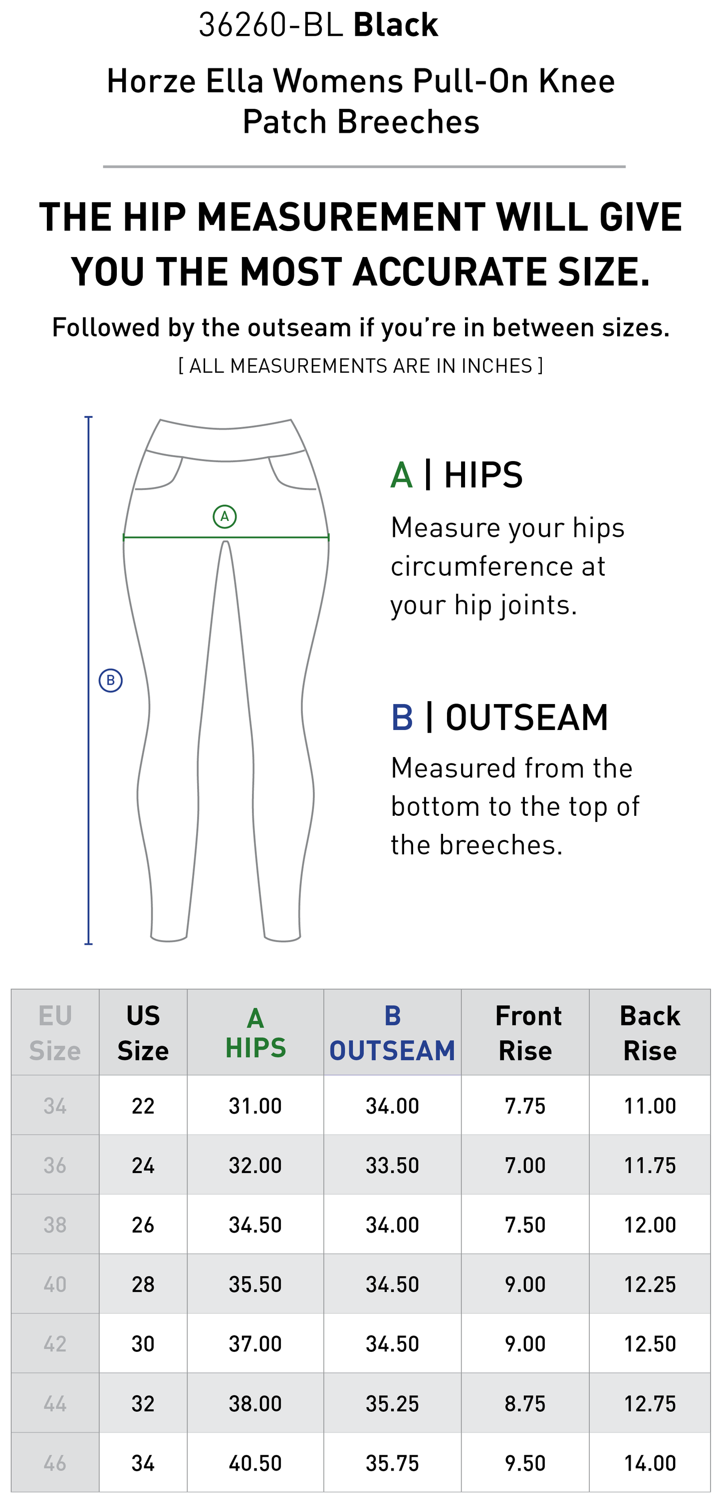 Ella Pull-On Knee Patch Breeches