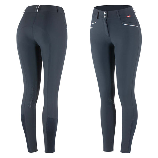 Patricia High-Waist Breeches w/ Silicone Knee Patch