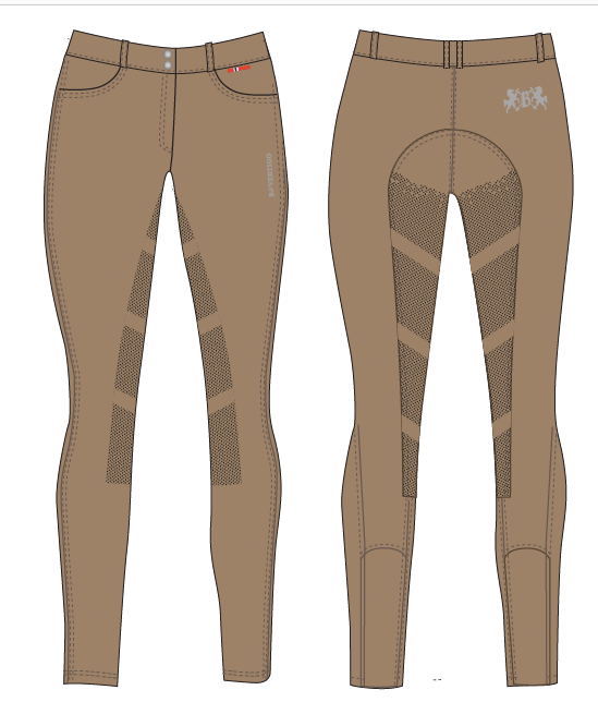 Meghan Silicone Full Seat Breeches