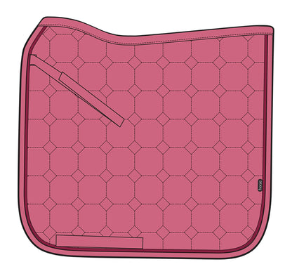 Rose Tonique Dressage Saddle Pad