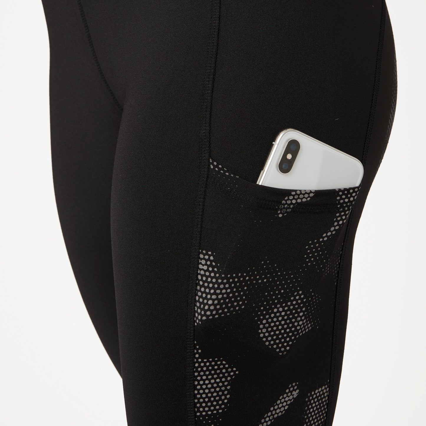 Luminox Tights with Reflective Print