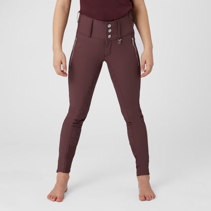 Andrea JR Kids High Waist Full Grip Breeches