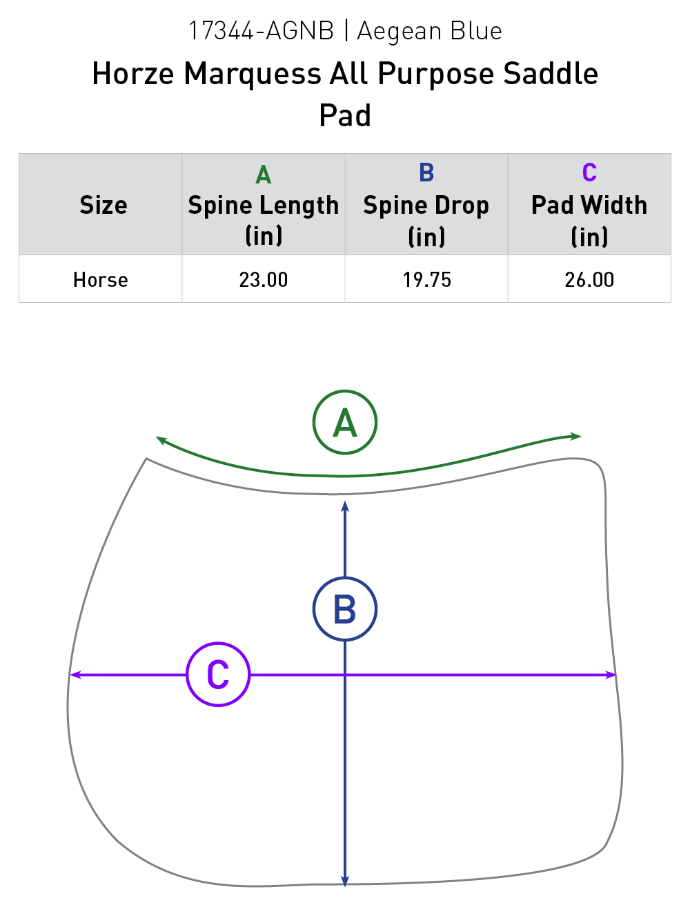 Marquess All Purpose Saddle Pad