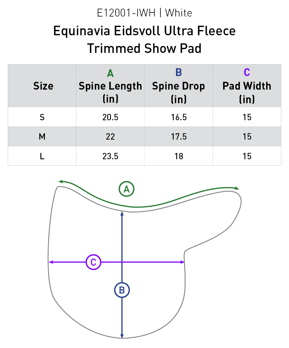 Eidsvoll Ultra Fleece Trimmed Show Pad