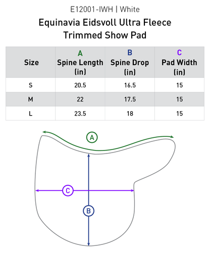 Eidsvoll Ultra Fleece Trimmed Show Pad